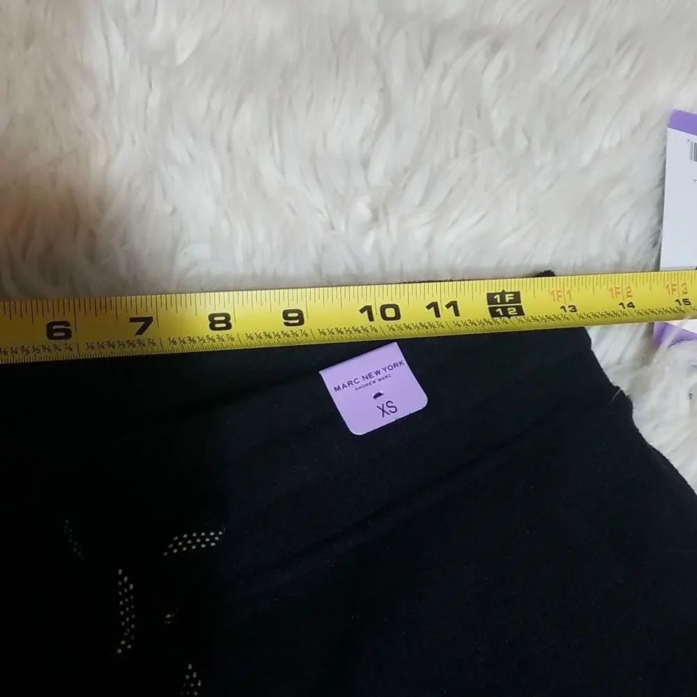 NWT Marc New York Black Sweatpant Jogger Pants